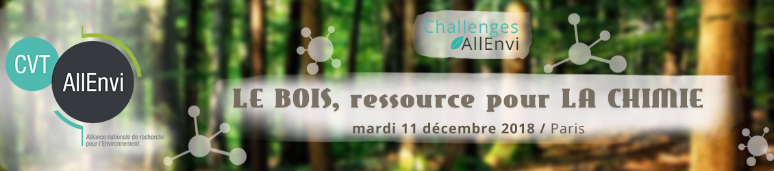 Journée Challenges AllEnvi – Le bois, ressource pour la chimie