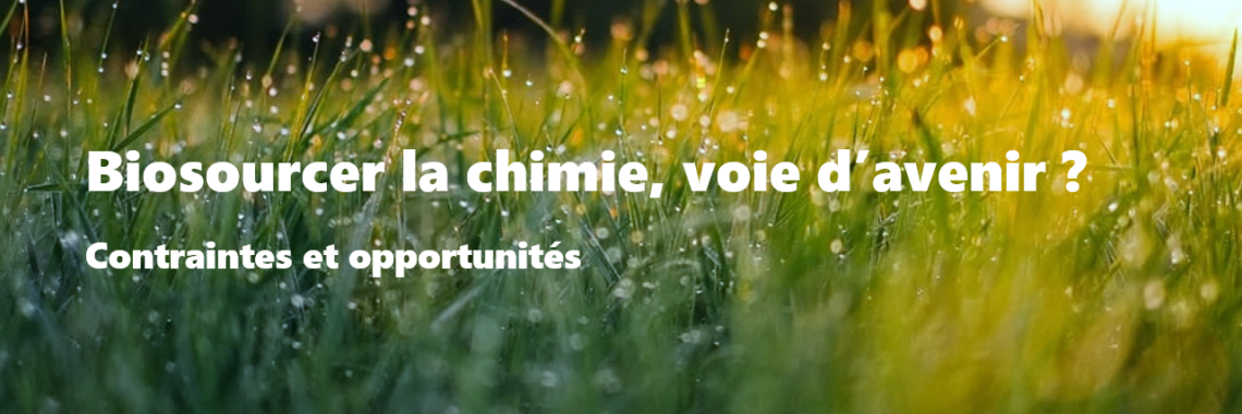 WEBINAIRE – Biosourcer la chimie, voie d’avenir ?